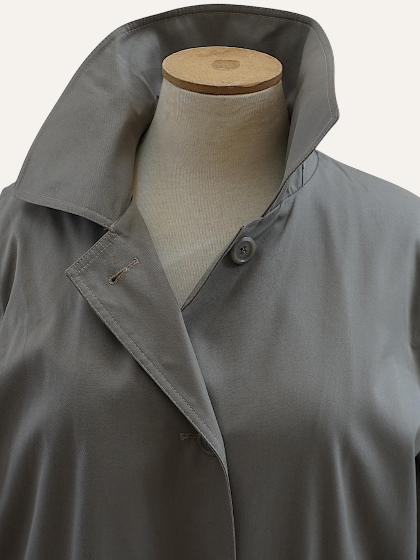 Y2K Half-Belt Trench Coat