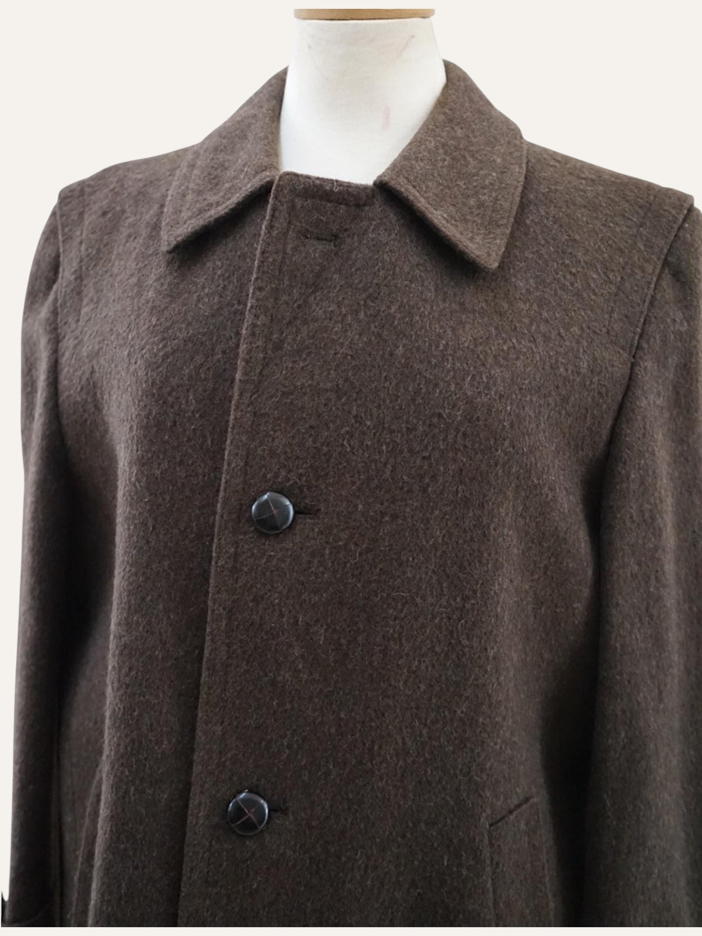 Austrian Loden Wool Overcoat