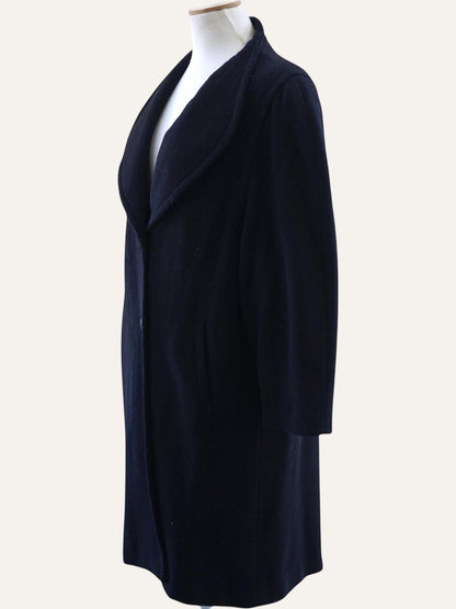 Single Breasted Cashmere & Wool Coat