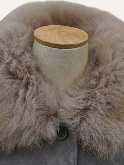 Vintage Long Shearling Coat