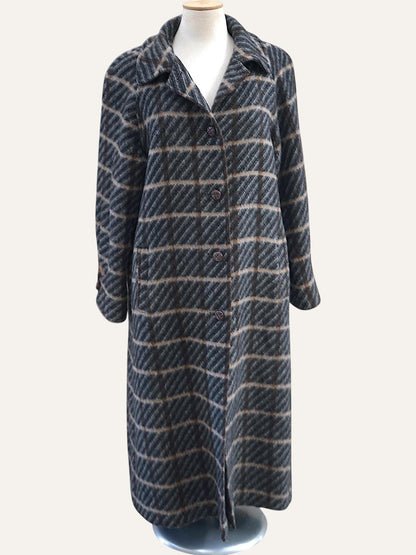 Makyta Wool Checked Coat