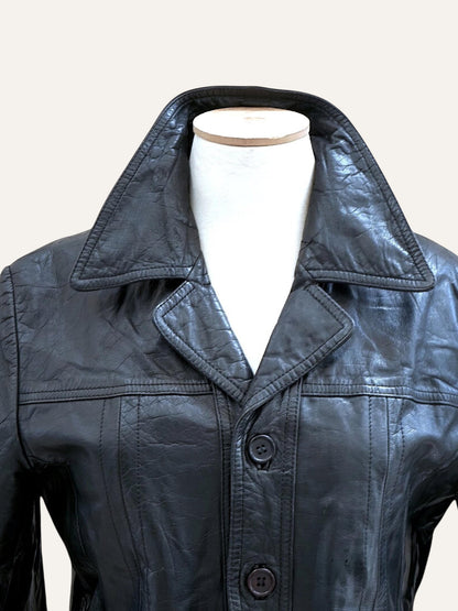 1990's Slim Fit Genuine Leather Jacket