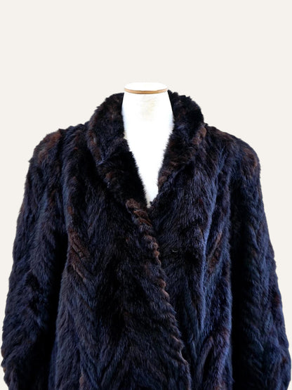 Minimalist Real Fur Coat