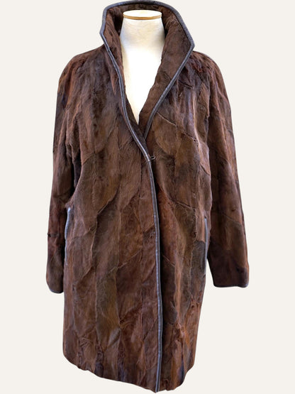 Vintage Ranch Horse Hair Fur Coat