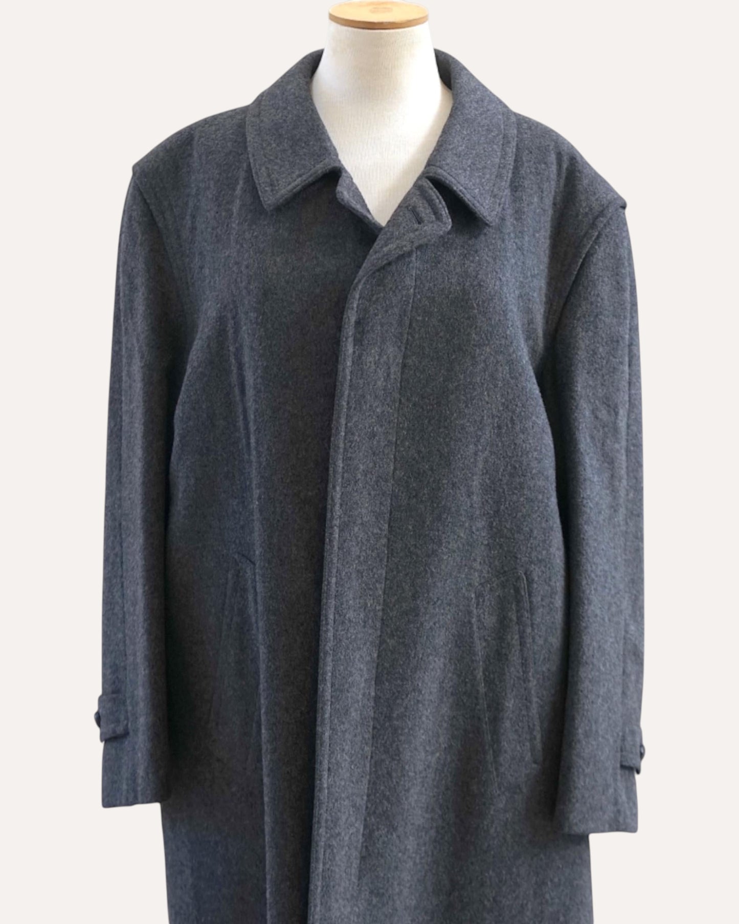 Souverän Wool Balmacaan Overcoat