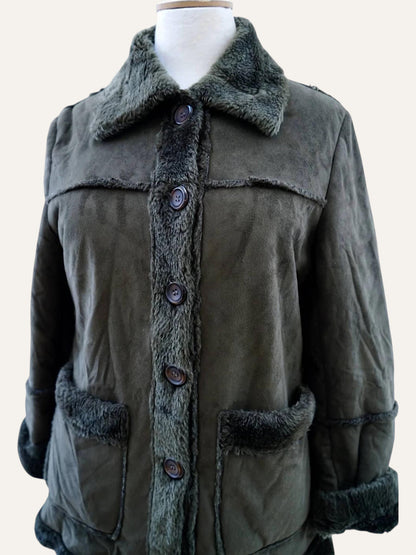 Forget Me Not Faux Shearling Coat
