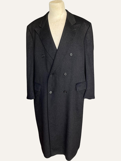Pure Cashmere Double-Breasted Coat