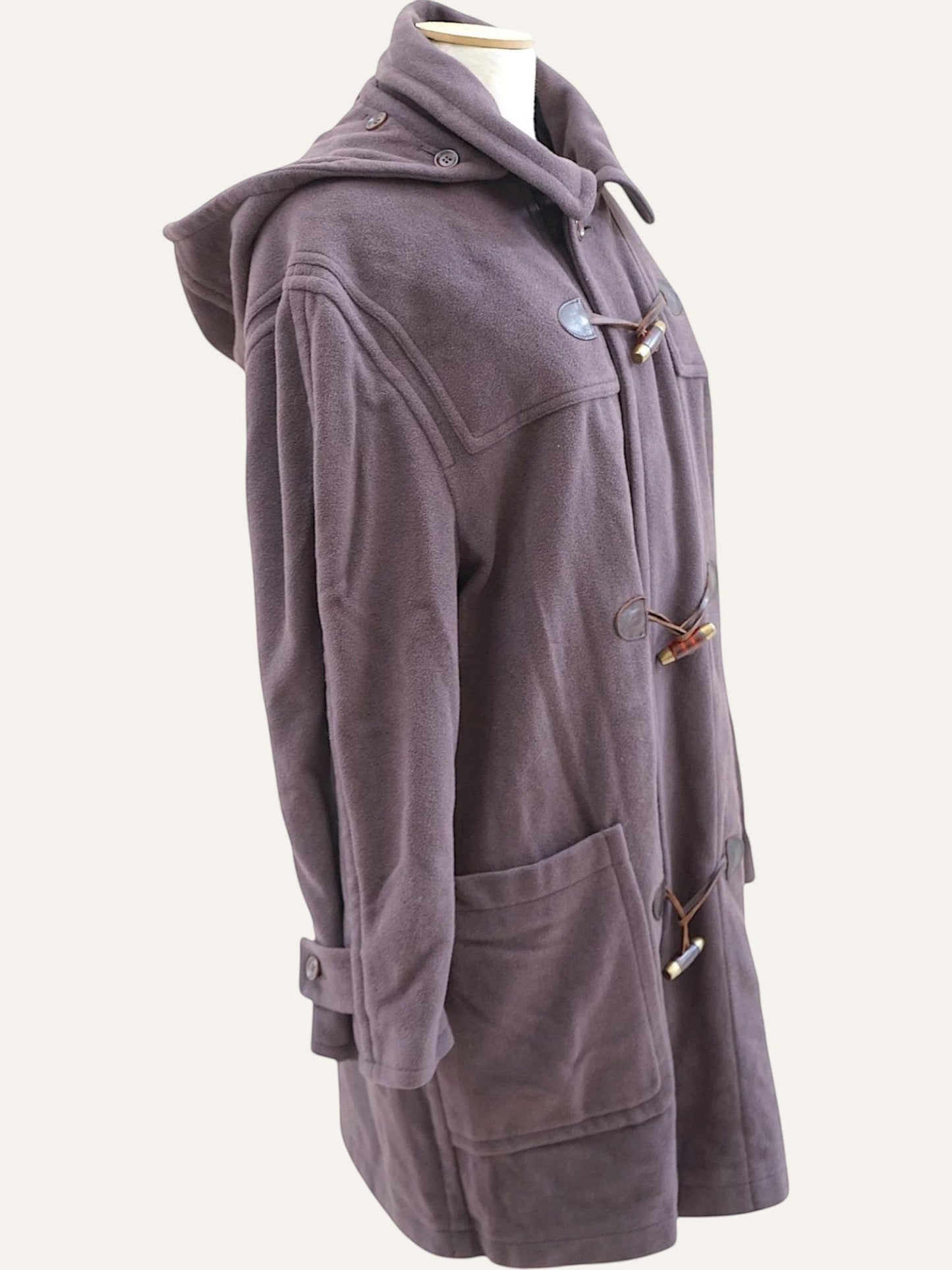 Toggle Duffle Wool Coat
