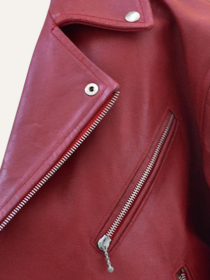 Genuine Leather Moto Jacket
