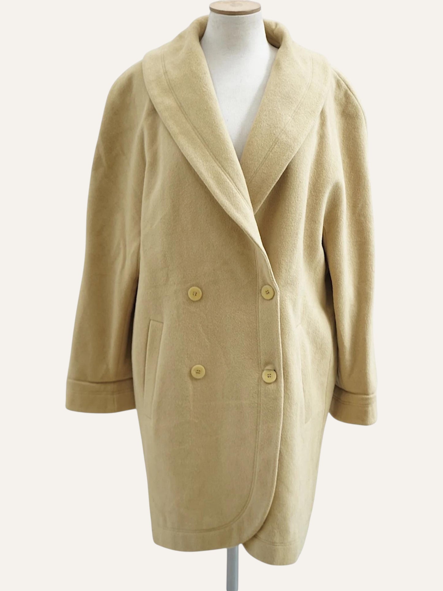 Vintage Soleil Wool Long Coat
