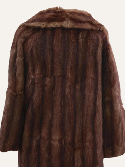 Toffee Long Fur Coat