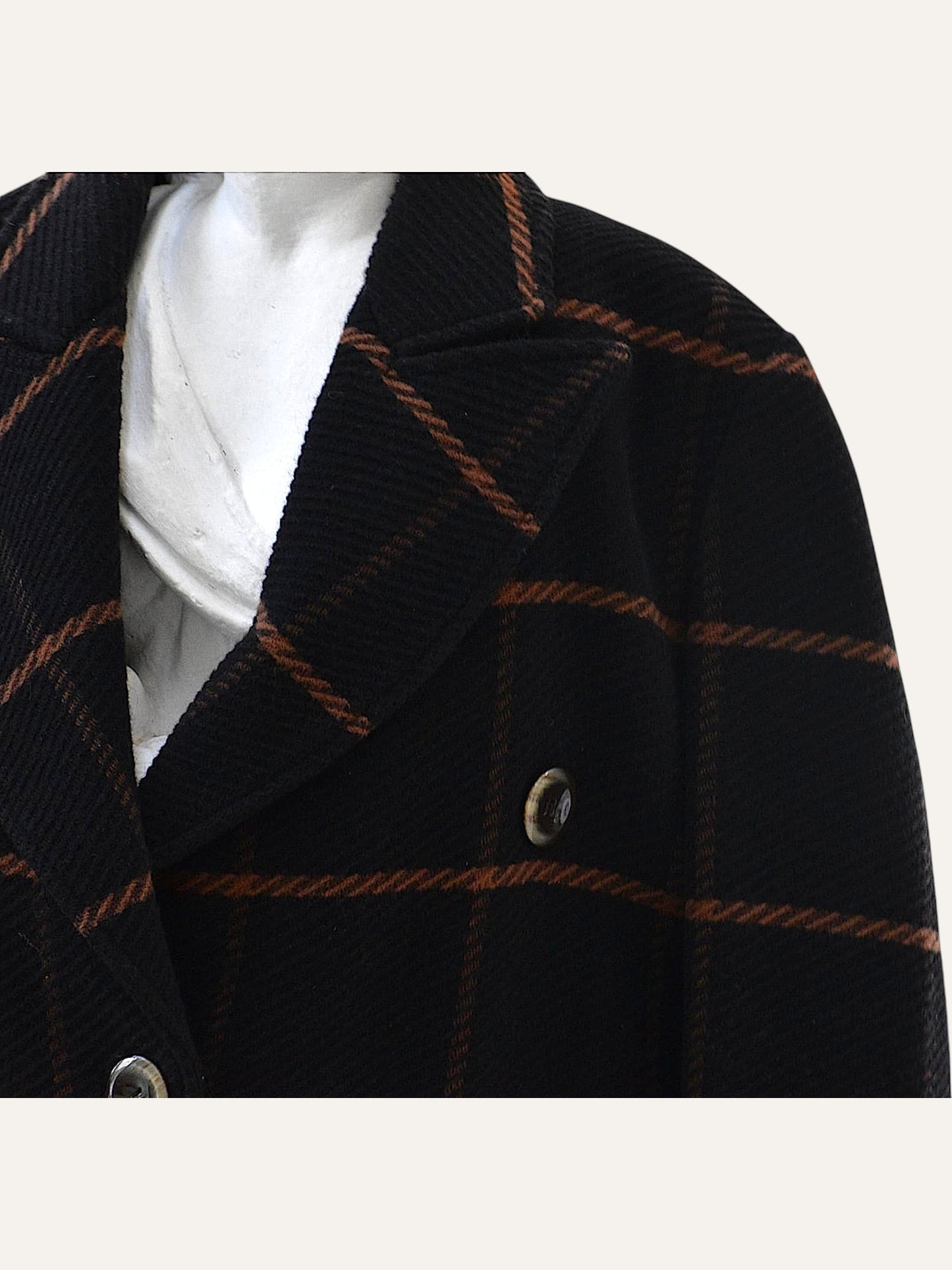 Giorgio Armani 1980s Double Breasted Overcoat