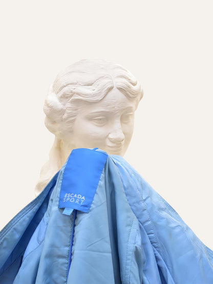 Escada Powder Blue Trench Jacket