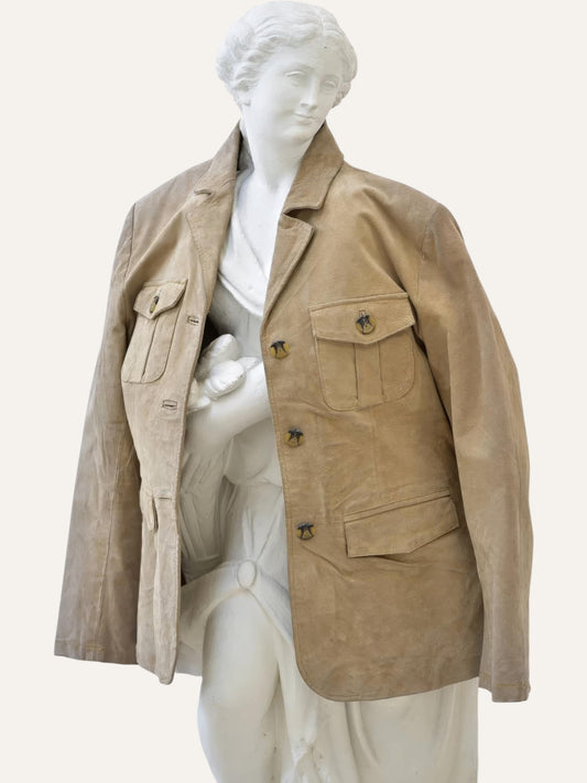 Vera Pelle Y2K Real Leather Coat