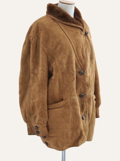 Parma Sheepskin Batwing Shearling Coat