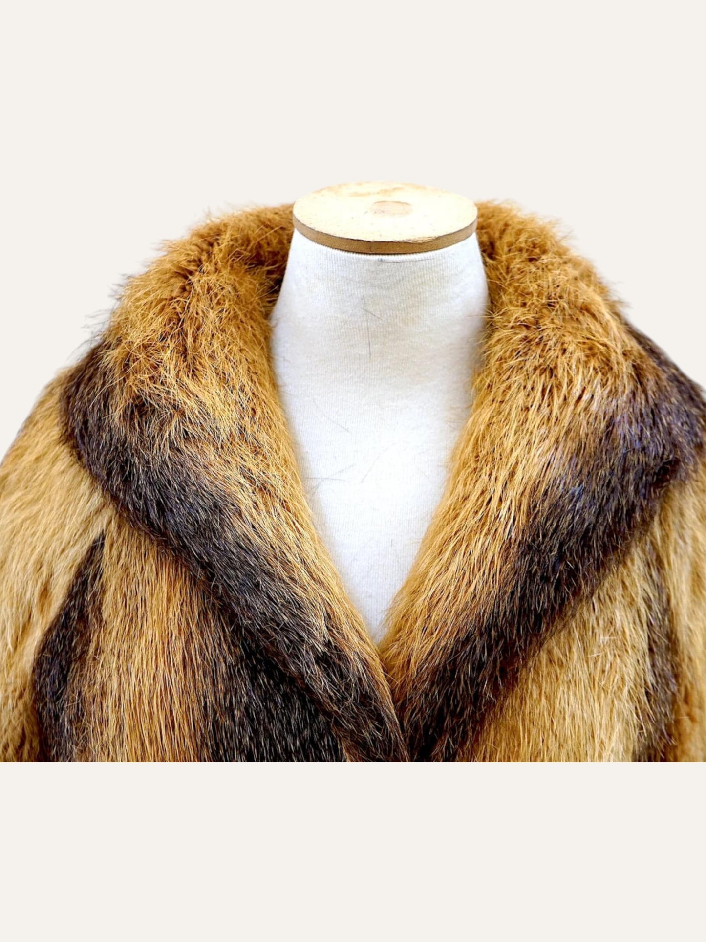 Vintage Real Fur Long Coat