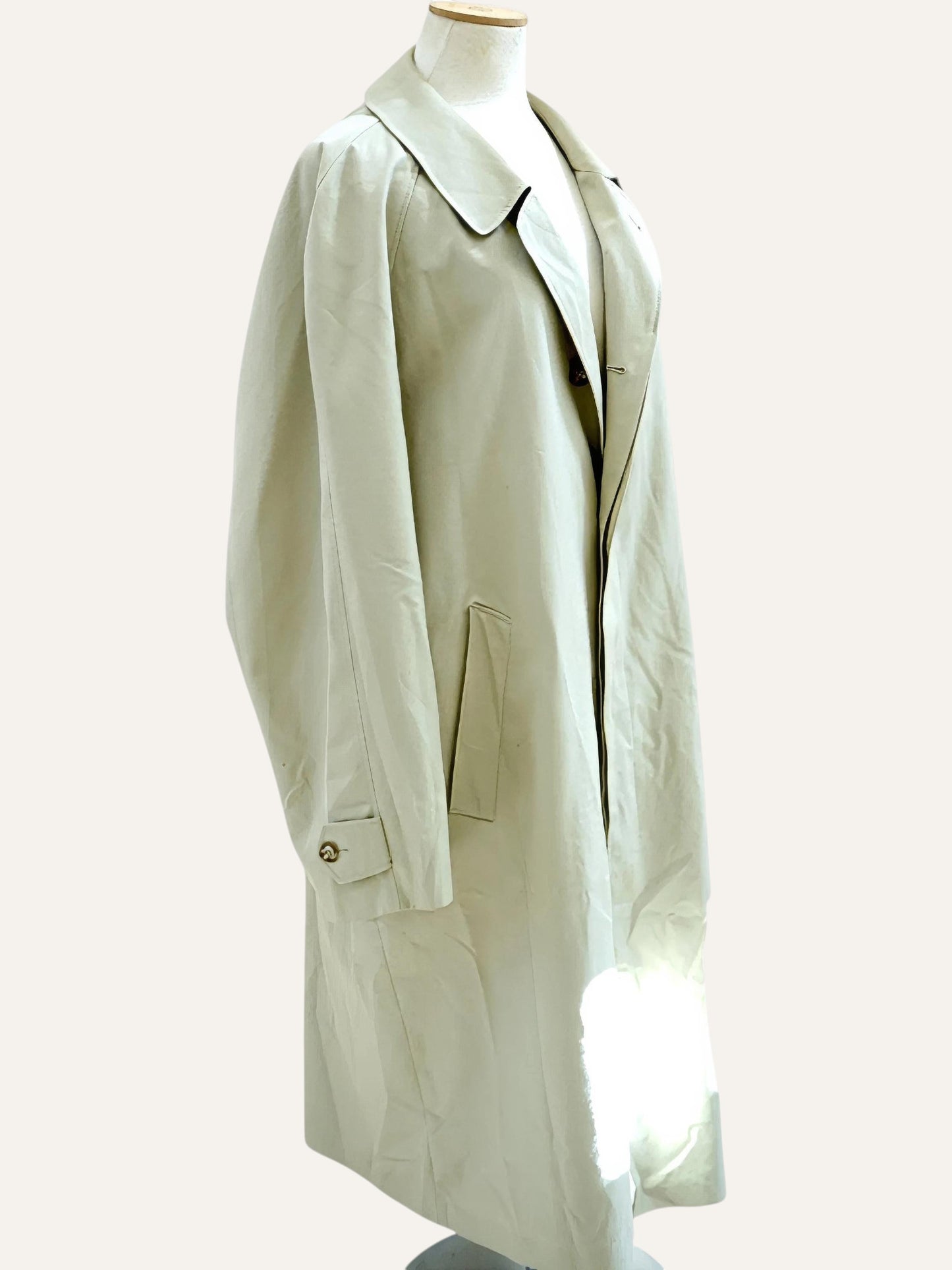 Westbury Raglan Trench Coat in Sage