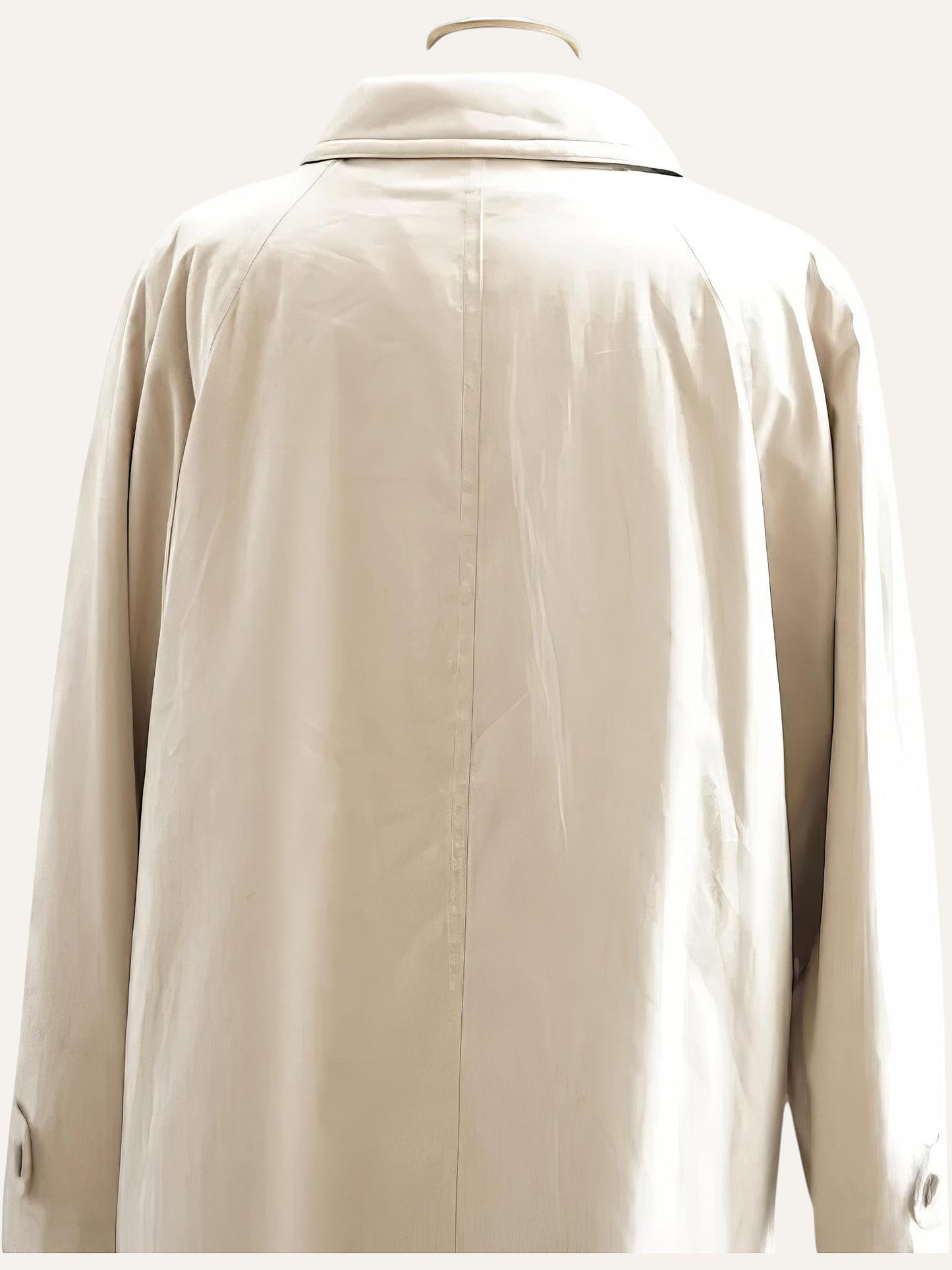 Single Breasted Wool Trench Coat