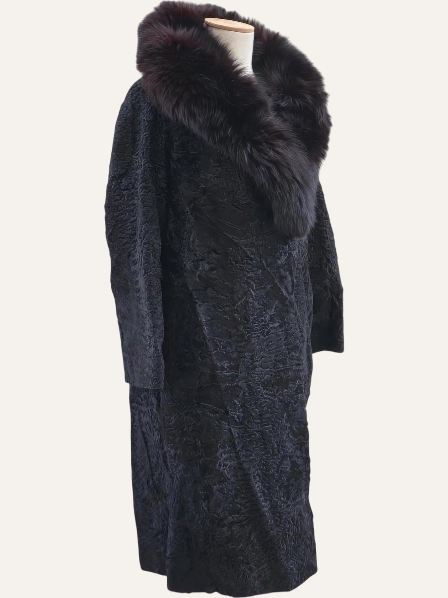 Vintage Astrakhan Persian Lamb Coat