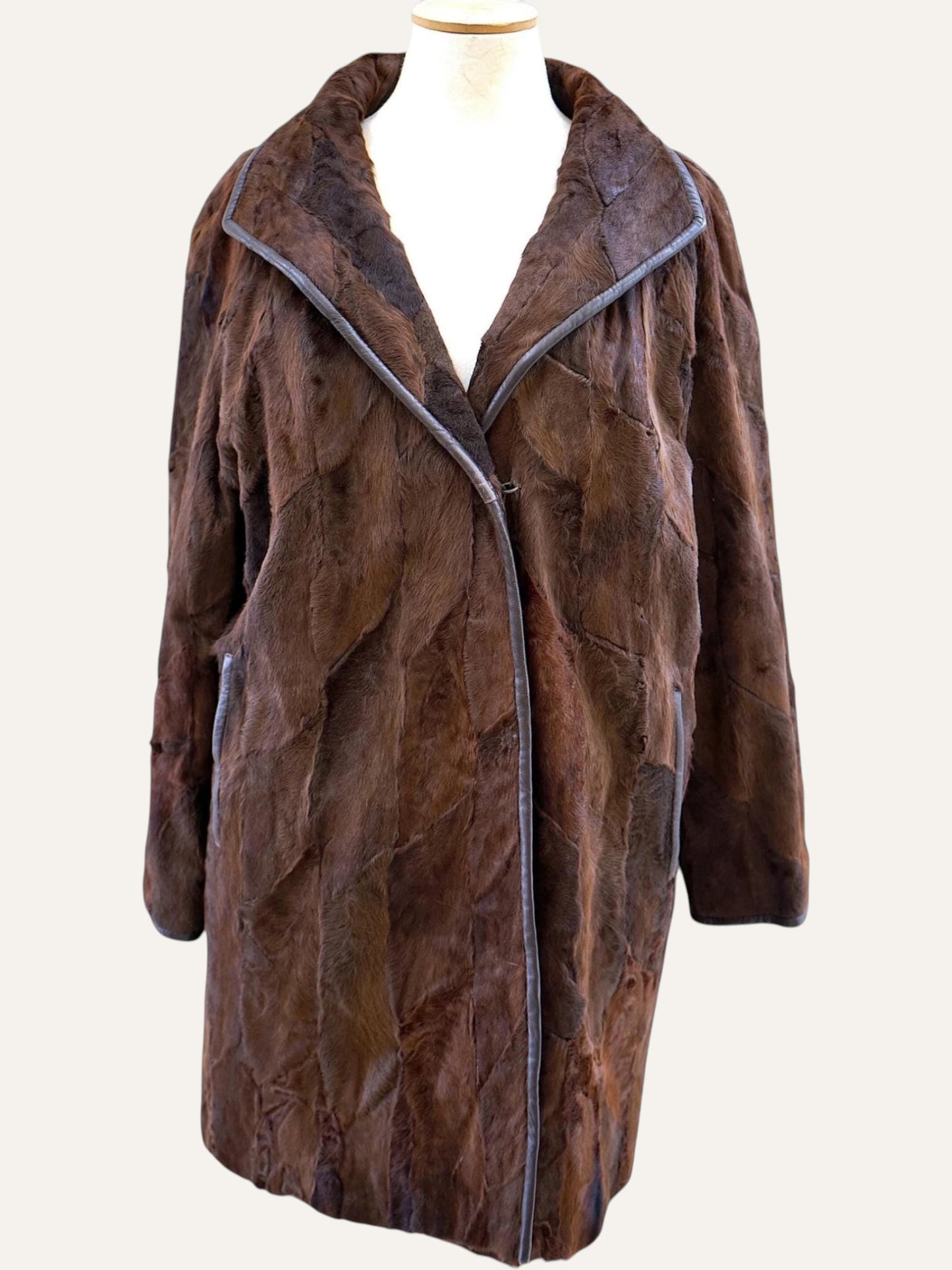 Vintage Ranch Horse Hair Fur Coat