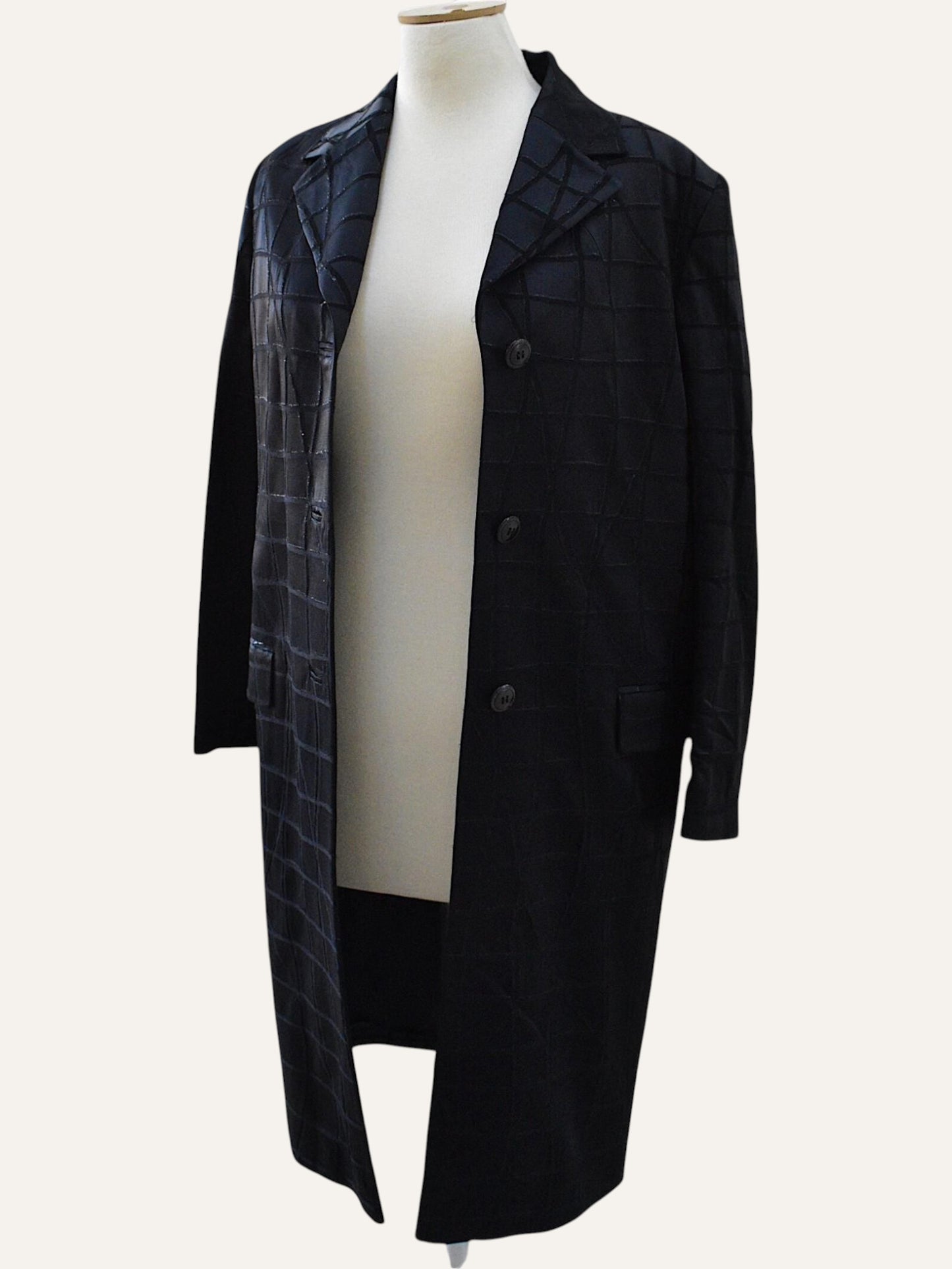 1990's Versace Istante Trench Coat
