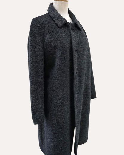 Wool Bouclé Swing Coat