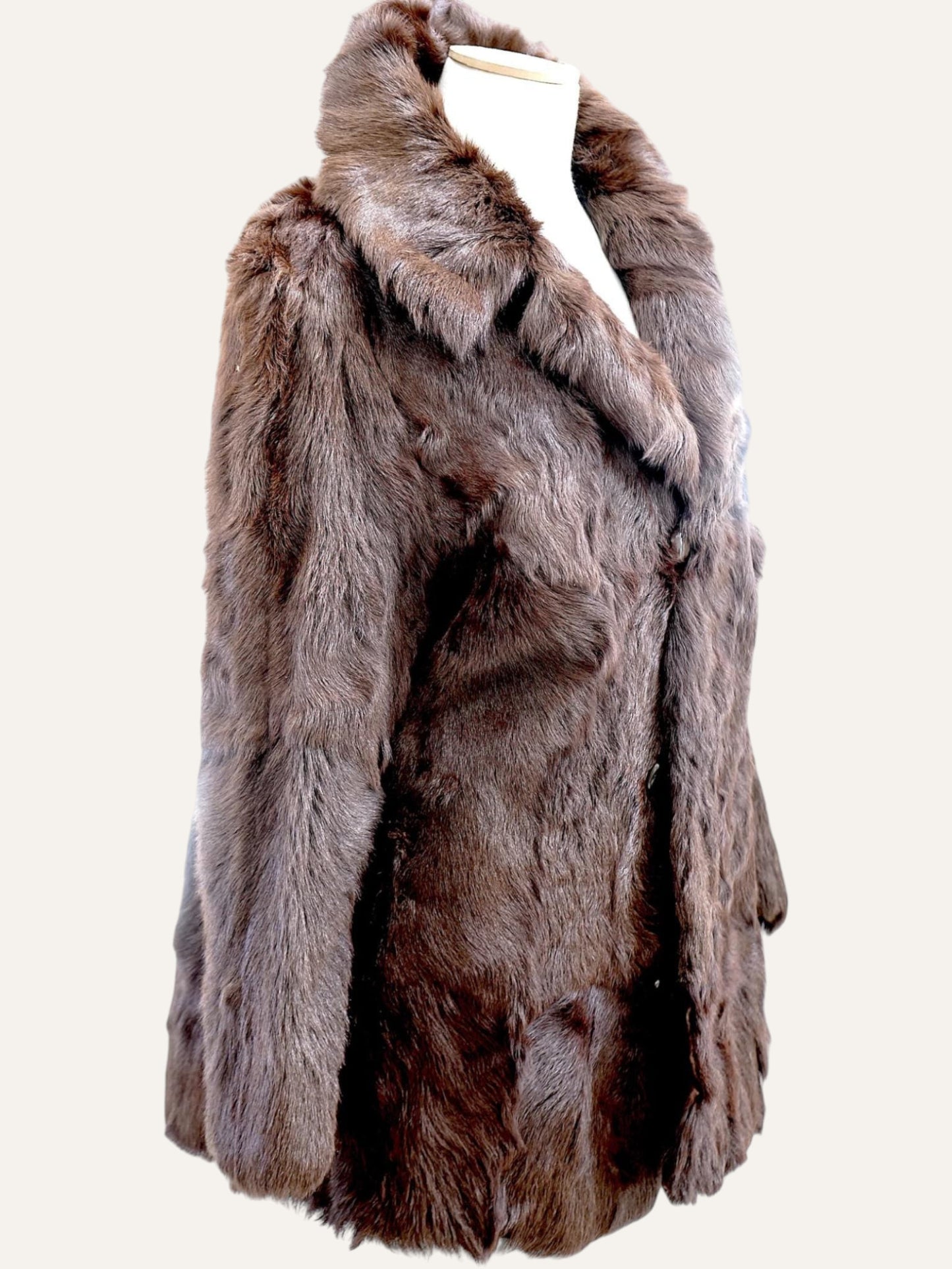 Vintage Teddy Fur Coat