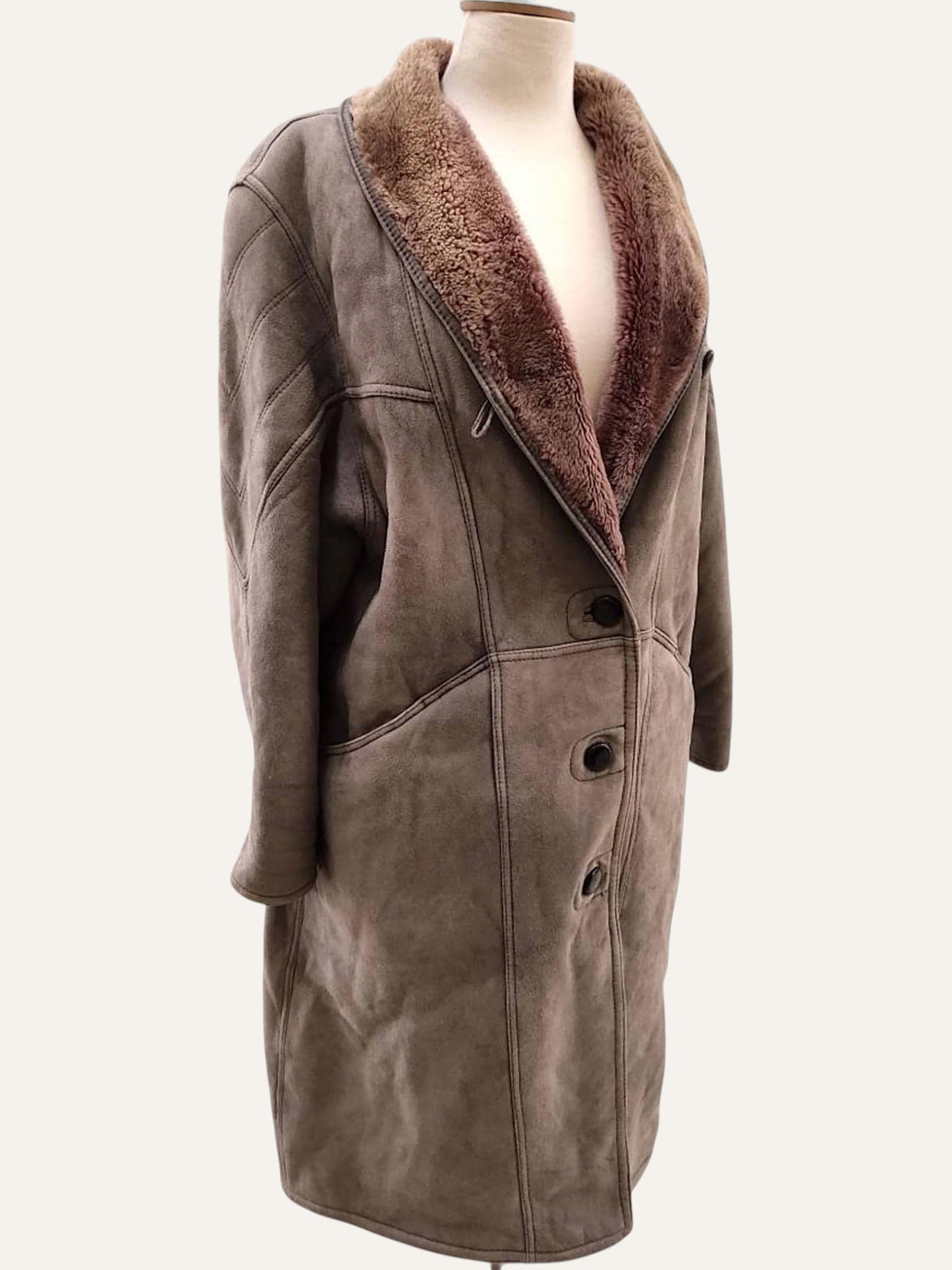 Full-Length Shearling Coat