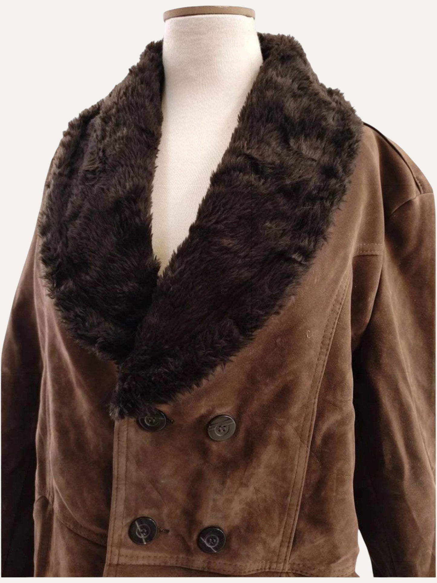 Velvet Shearling Coat