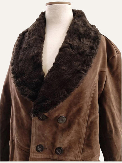 Velvet Shearling Coat