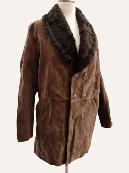 Velvet Shearling Coat
