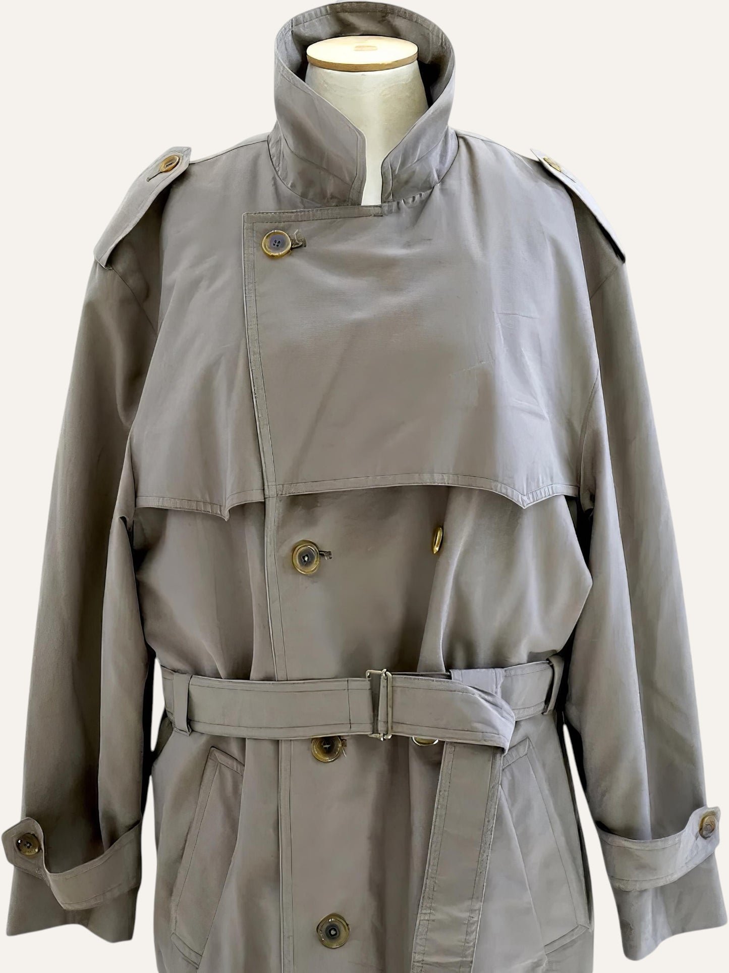 Vintage Belted Trench Coat