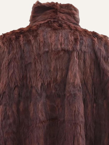 Vintage Real Fur Cape Cloak