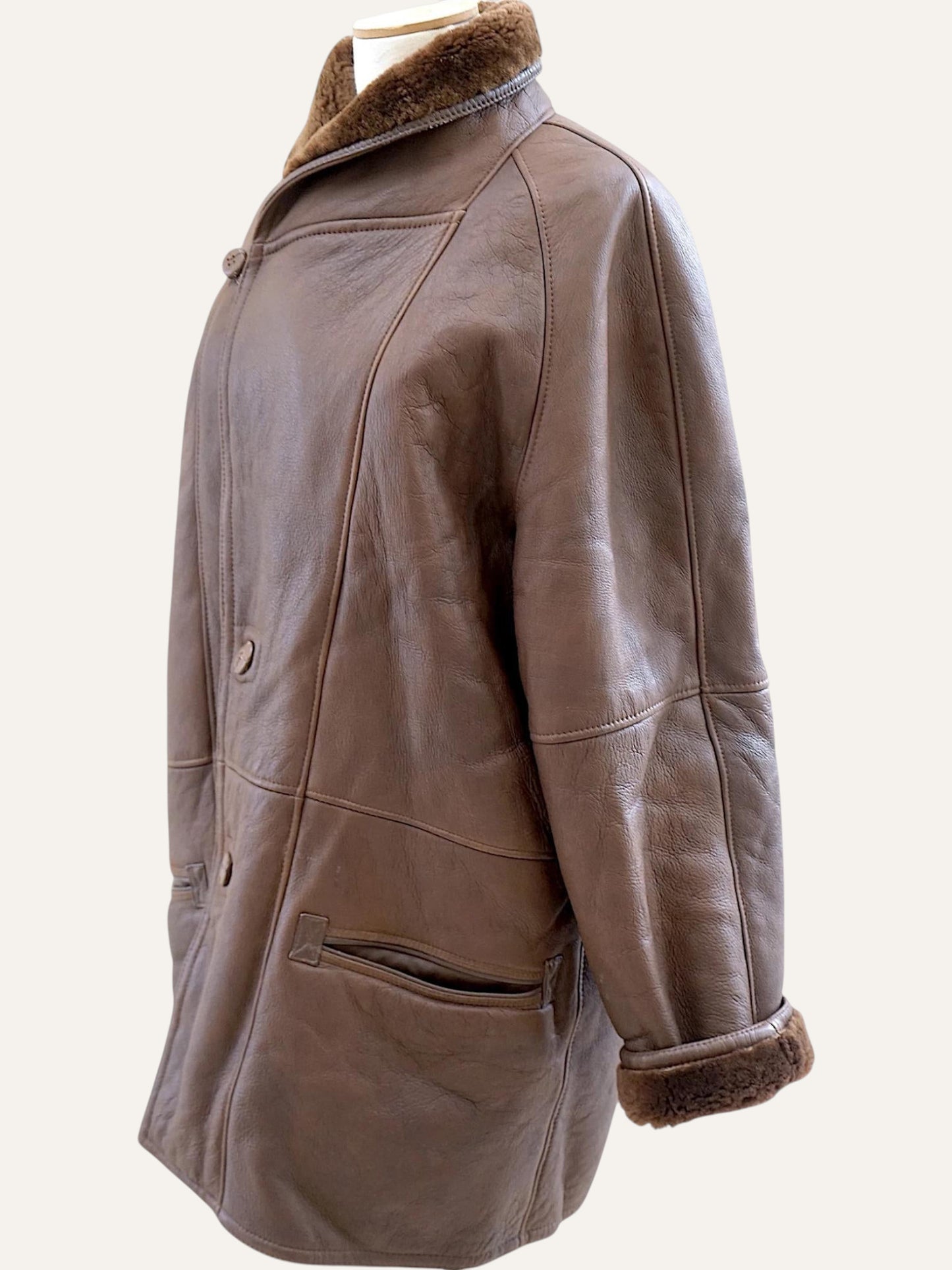 A&B Original Shearling Lambskin Coat
