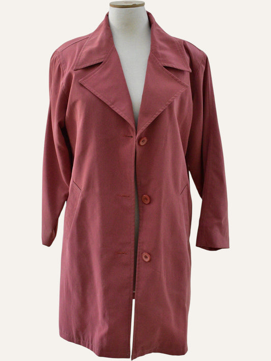 Y2K Wool Trench Coat