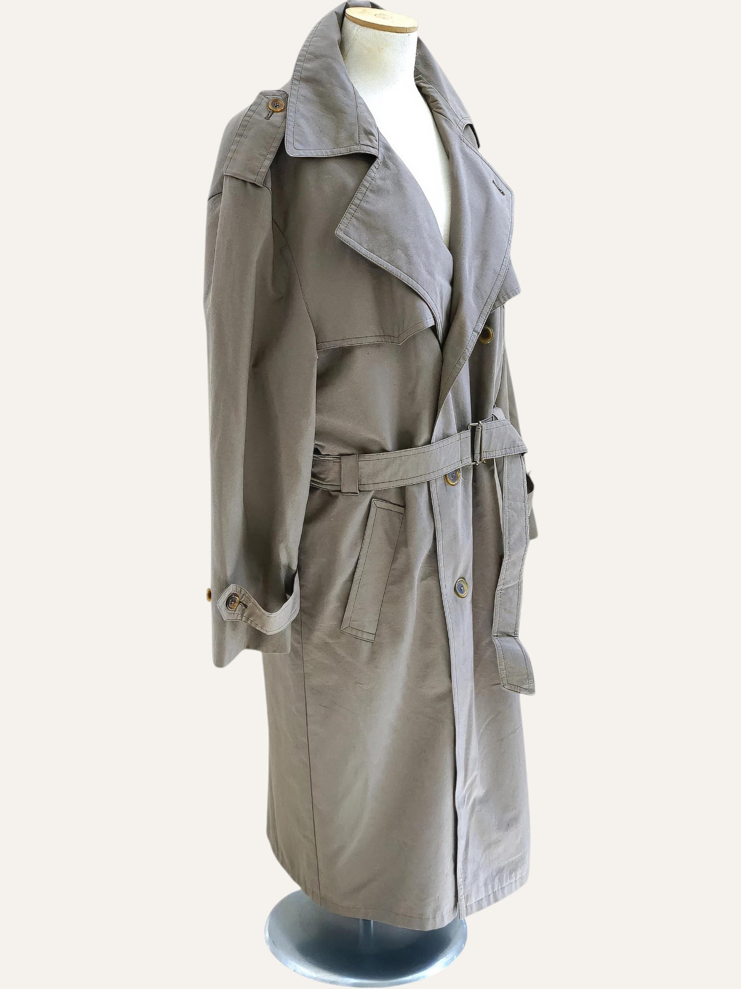 Vintage Belted Trench Coat