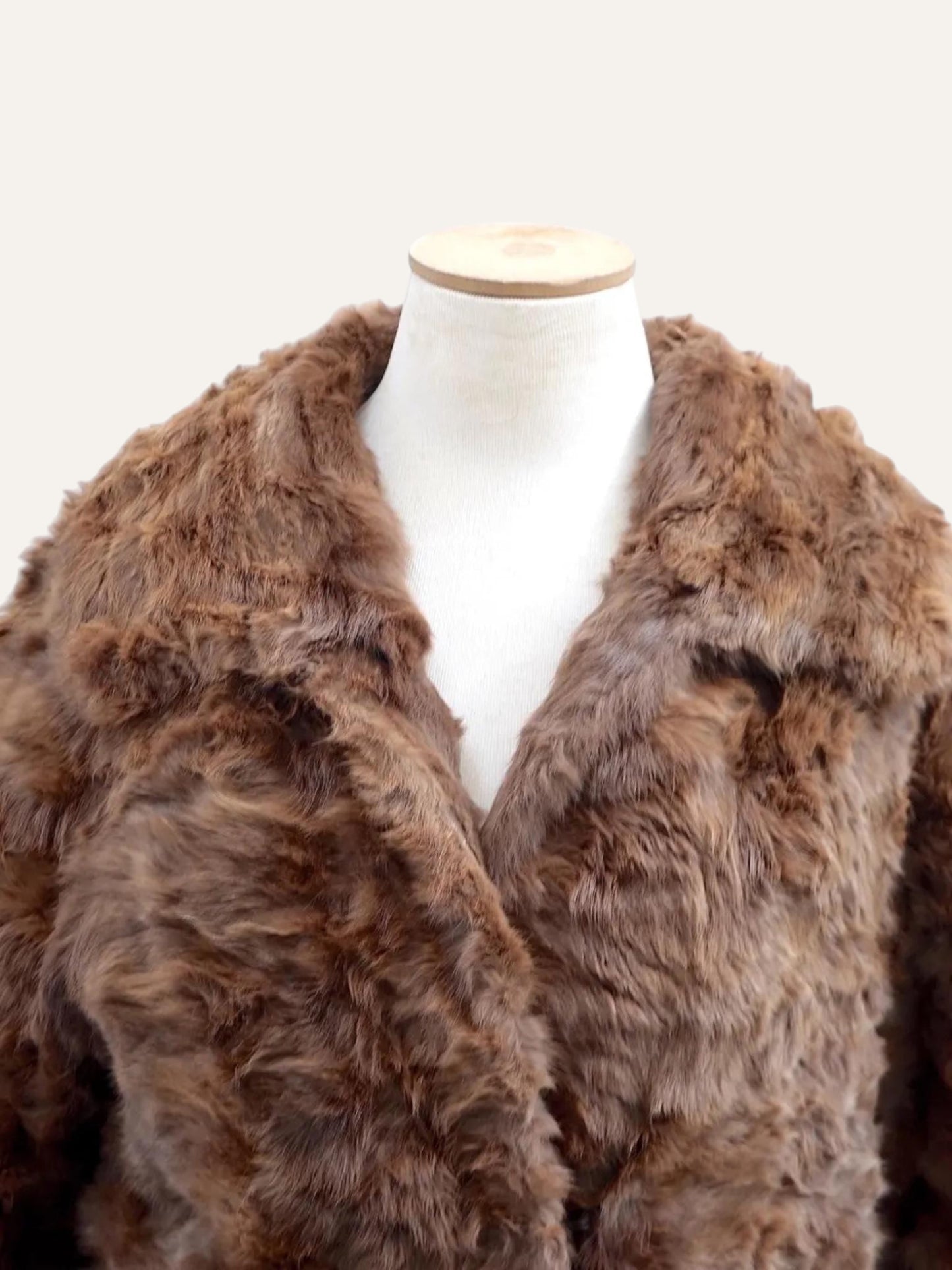Vintage Filia Rotterdam Tobacco Fur Coat