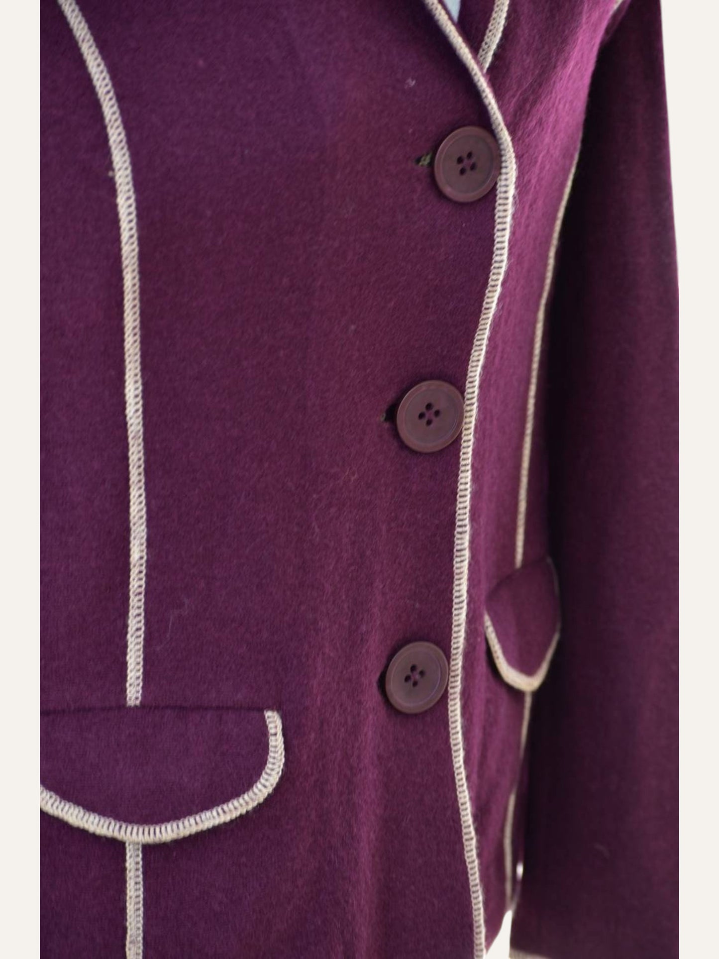 Dark Academia Wool Jacket