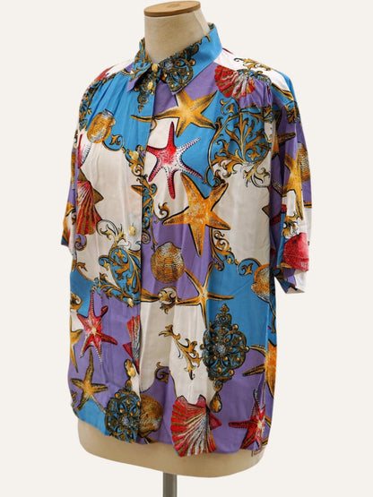 Starfish Print Blouse