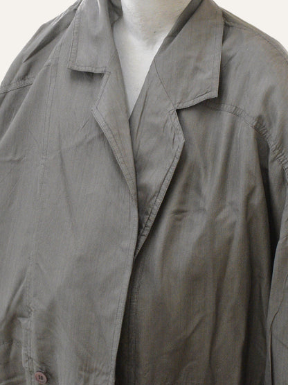 Vintage Pure Silk Maxi Coat