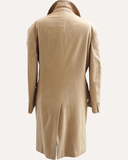 Cashmere & Wool Double-Breasted Coat