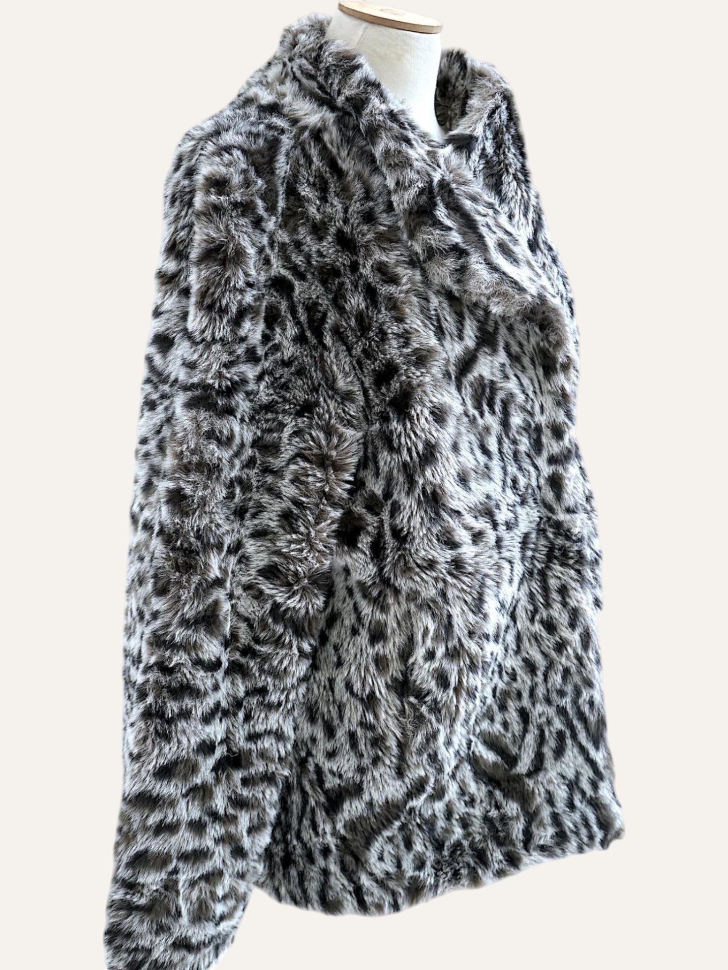 2000's Leopard Faux Fur Jacket