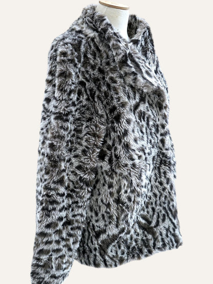 2000's Leopard Faux Fur Jacket