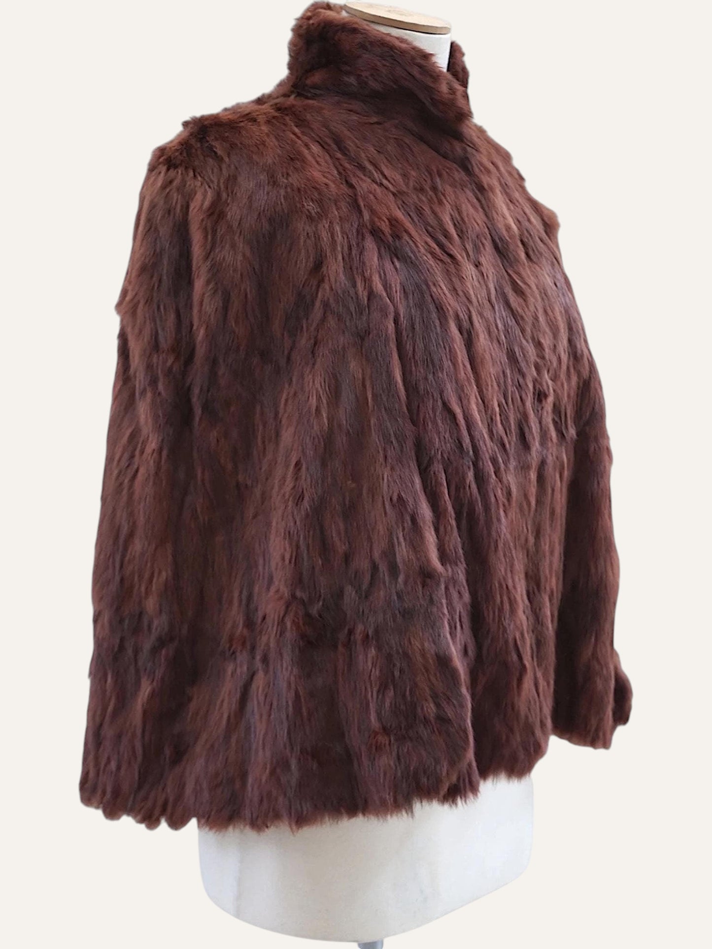 Vintage Real Fur Cape Cloak