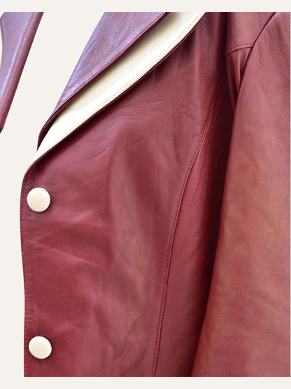 Two-Tone Leather Jacket
