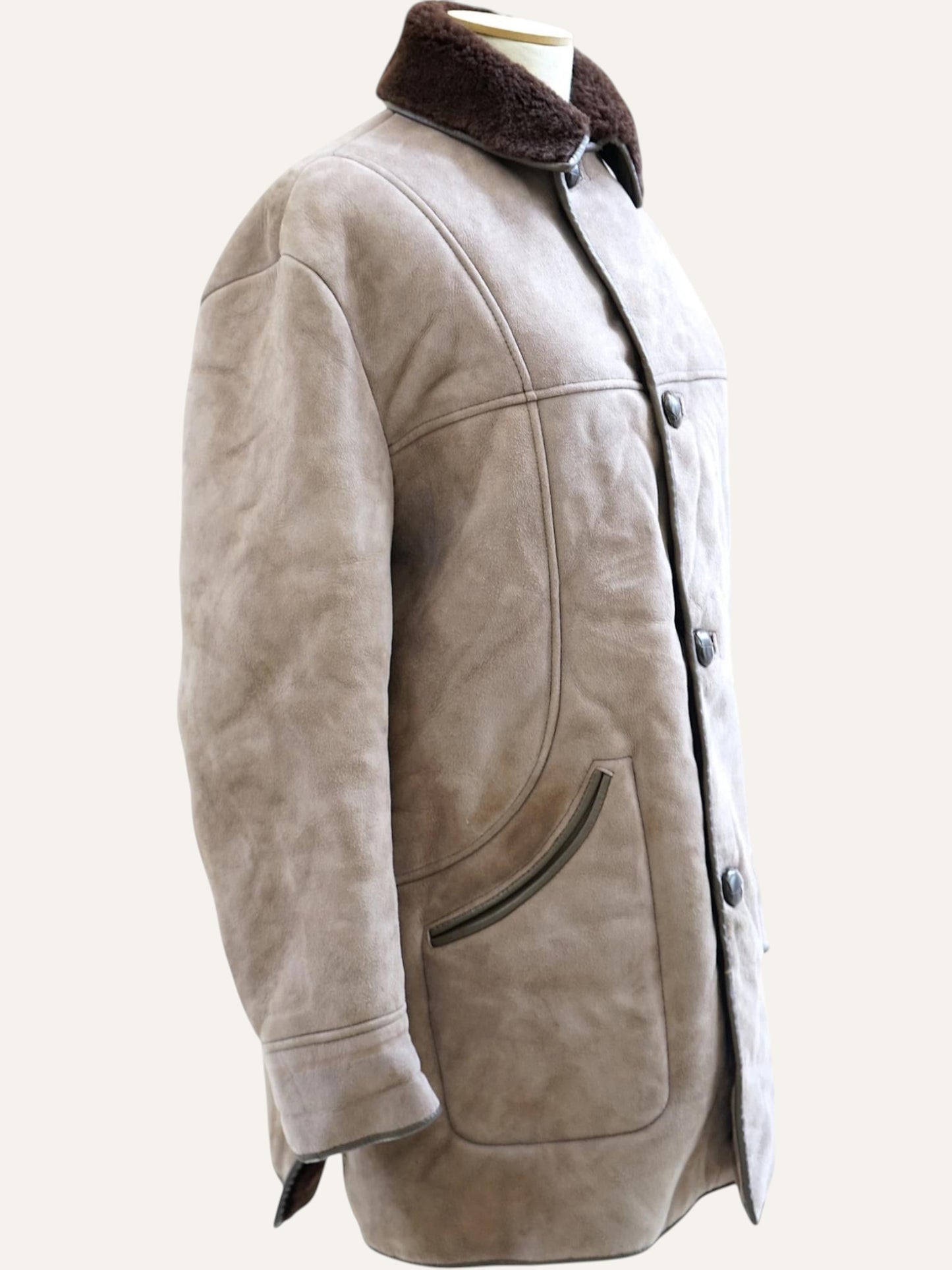 Oversized Shearling Coat