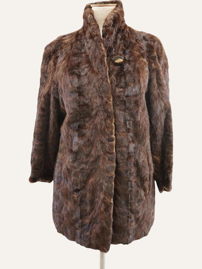 1990's Soft Real Fur Coat