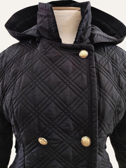 Gianni Versace Quilted Puffer Trench Jacket