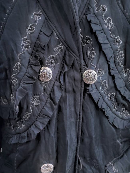 Embroidered Trench Jacket