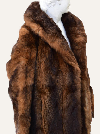 Firenze Ombre Swing Fur Coat